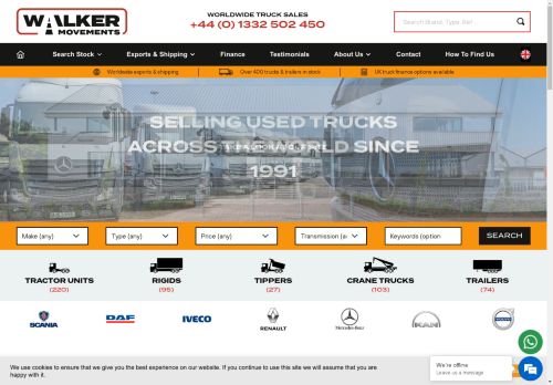 Used Trucks for Sale | Trucks for Sale UK - Walker Movements