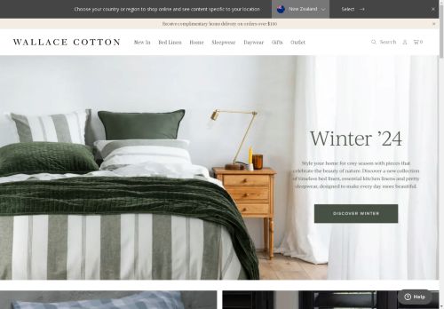 Wallace Cotton | Cotton Bed Linen and Sleep Essentials