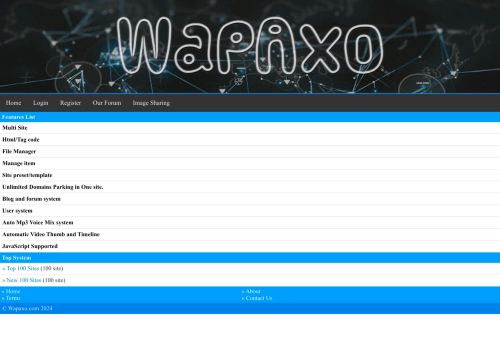 Wap builder Create Your Own Site - WapAxo.com