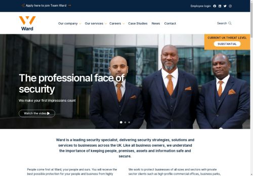 Security Company, Intelligent Security Solutions | Ward Security | Jobs