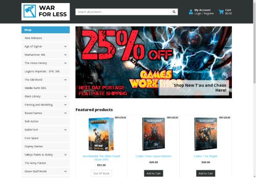 War for Less - get your Warhammer for less!