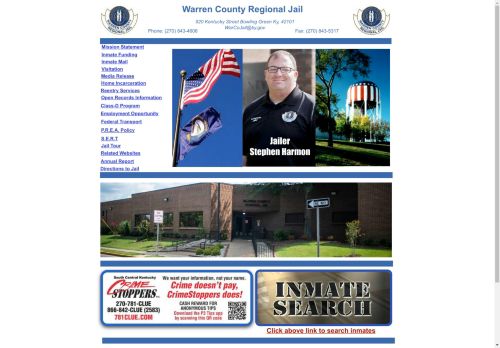 Warren County Regional Jail Home Page