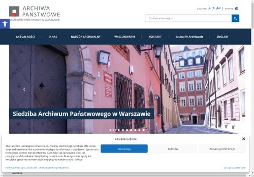 STRONA GŁÓWNA - ARCHIWUM PAŃSTWOWE W WARSZAWIE