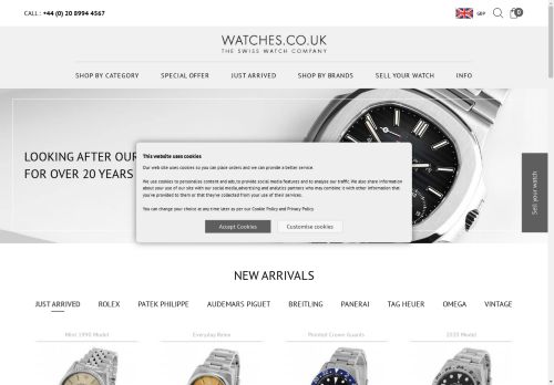 Watches.co.uk | Buy & Sell Luxury Designer Watches