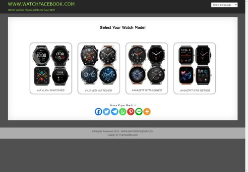 www.watchfacebook.com – Smart watch faces sharIng platform