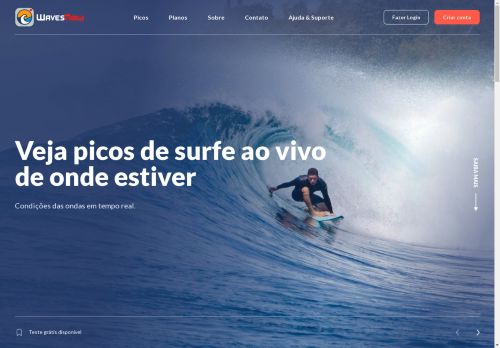 WavesNow | Câmeras ao Vivo e Condições das Ondas