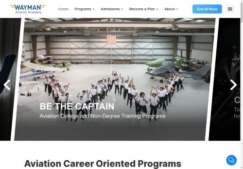 Wayman Aviation Flight School - Pilot Training and College Programs