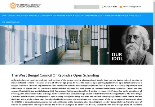 The West Bengal Council Of Rabindra Open Schooling