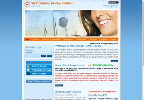 West Bengal Dental Council: The Official Website