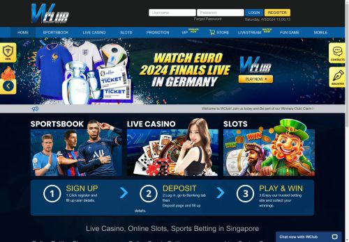 
	$25 SUB Free Credit | Online Casino Singapore | Wclubsg
