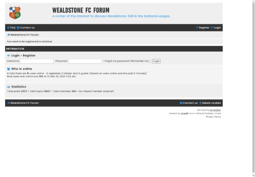 Wealdstone FC Forum - Wealdstone FC Forum