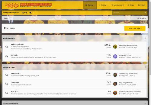 Forums - Unofficial Partick Thistle FC Forum