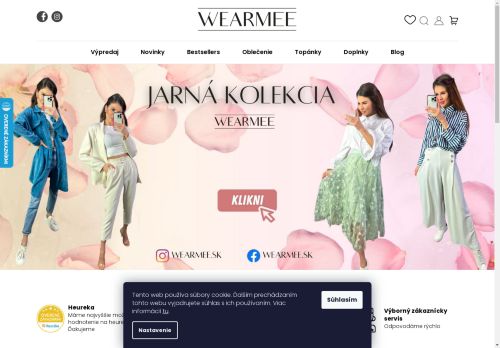 Módny online obchod s oblečením a doplnkami | wearmee.sk