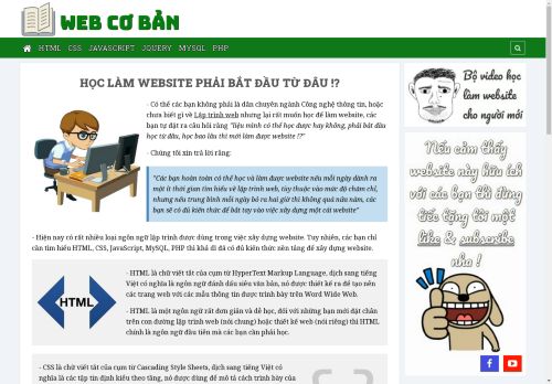 TÃ i liá»u hÆ°á»ng dáº«n há»c Láº­p TrÃ¬nh Web