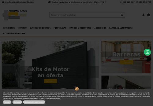 Automatismos y motores para puertas de garaje  batientes,basculantes y correderas