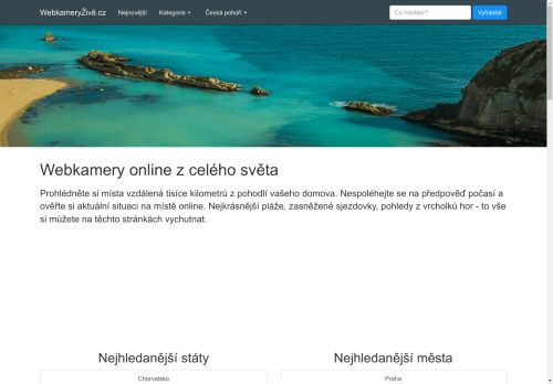 Webkamery online z celého světa - WebkameryŽivě.cz