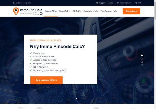 Immo Pin Code - Special Offers - Hot Deals! | Immobilizer Pincode Calculator