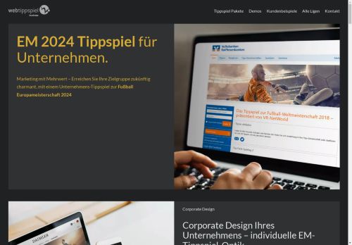 EM 2024 Tippspiel für Unternehmen - Webtippspiel