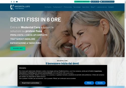 Studi Dentistici a Roma | Wedental Care | Dott.ssa Cristiana Massa