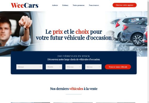 WeeCars | Le prix et le choix pour votre futur véhicule d'occasion
