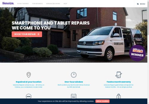 Likewize Repair - Phone and tablet repairs wherever you are
