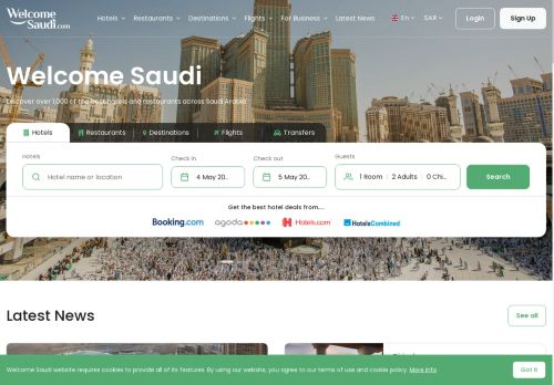 Welcome Saudi | No.1 Site for The Best Hotels, Restaurants & Destinations in Saudi Arabia