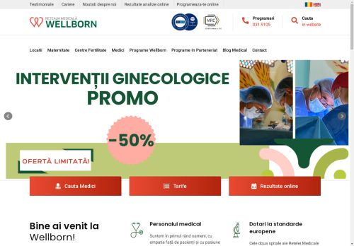 
        Wellborn - spital de fertilitate si medicina materno-fetala
    