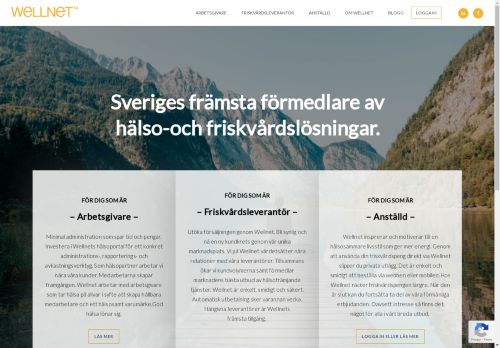 Sveriges främsta förmedlare av tjänster inom friskvård – Wellnet