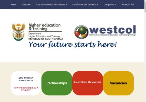 Westcol – Technical and Vocational Education and Training College