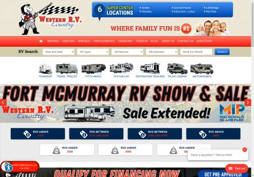 
        Western RV Country | New and Used RVs For Sale in Western Canada
    