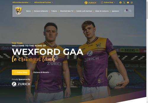 Homepage - Wexford GAA