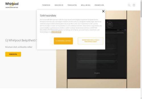 Háztartási gépek, eszközök széles választéka | Whirlpool Magyarország | Whirlpool Magyarország