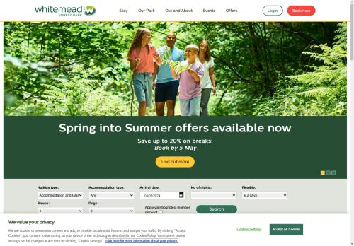 
	Whitemead Forest Park, touring, glamping and self catering holidays in the Forest of Dean
