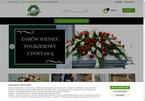 Wieniec24 - Wieńce i Wiązanki Pogrzebowe Online z Dostawą