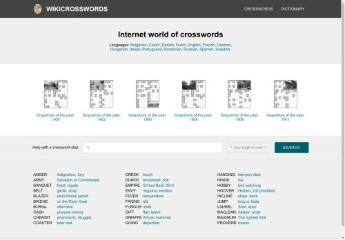 crosswords online - wikicrosswords.org