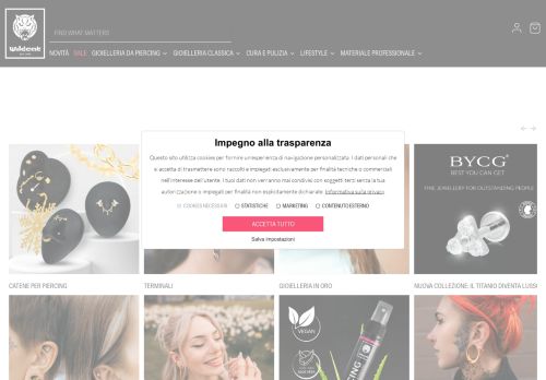 Vendita Online di Piercing