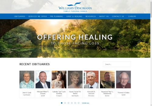 Williams Dingmann Family Funeral Homes | St. Cloud, Sauk Rapids, Princeton, Long Prairie, Eden Valley, Clear Lake, Becker, Avon & BIg Lake, MN