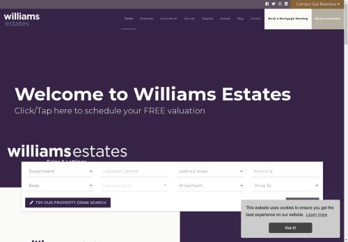 Award Winning Estate Agents in North Wales - Williams Estate Agents