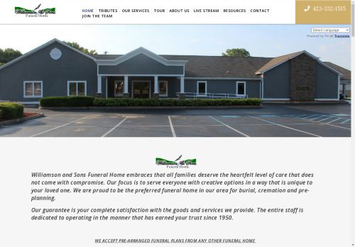 Williamson & Sons Funeral Home and Cremations - Soddy-Daisy, TN