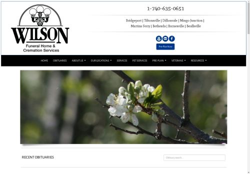 Wilson Funeral Home | Bridgeport OH funeral home and cremation Tiltonsville OH funeral home and cremation Dillonvale OH funeral home and cremation Mingo Junction OH funeral home and cremation Martins Ferry OH funeral home and cremation Bethseda OH funeral