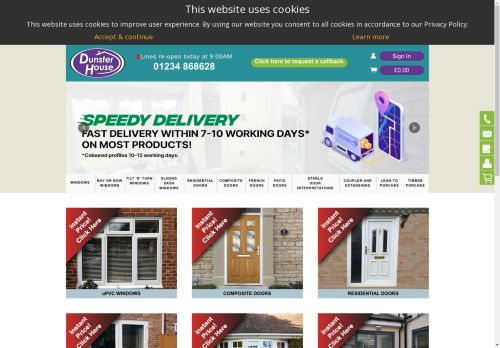 DIY uPVC Windows & Doors, Double Glazing Kits Supply Only, Prices - Dunster House