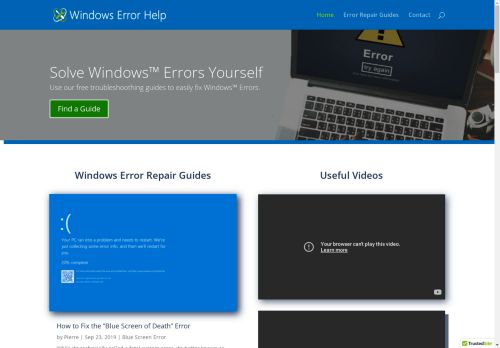 Home Page - Windows Error Help