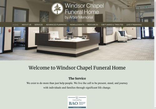 Home | Windsor Chapel Funeral & Cremation | Three Locations To Serv...