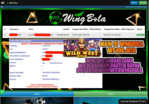 Wingbola: Situs Judi Slot Gacor Online dan Bola Terpercaya No 1 Di Indonesia