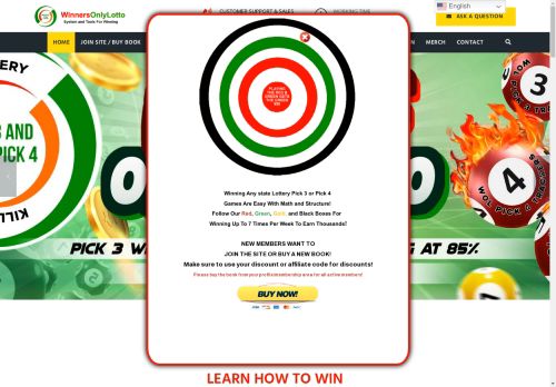 Winners Only Lotto Home Page | Winners Only Lotto