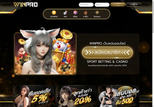 WINPRO – เว็บตรง คาสิโนออนไลน์ครบวงจรที่สุด ฝากถอนด้วยระบบออโต้ รองรับ True Wallet