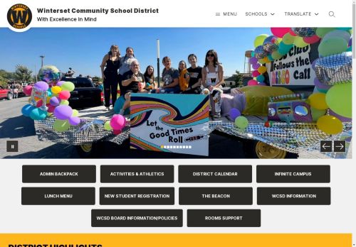 Home | Winterset Community School District