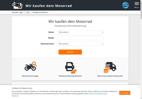 Wir kaufen dein Motorrad - Bewerten, Angebot, verkauft!