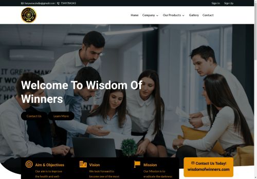 Home | Welcome To Wisdom Of Winners