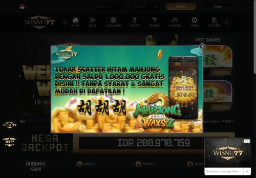 WISNU77 - PLATFORM GAMES TERKUAT DI BUMI